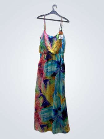 Multicolored Tie-Dye Dress