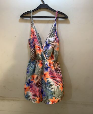 Tropical Floral Romper