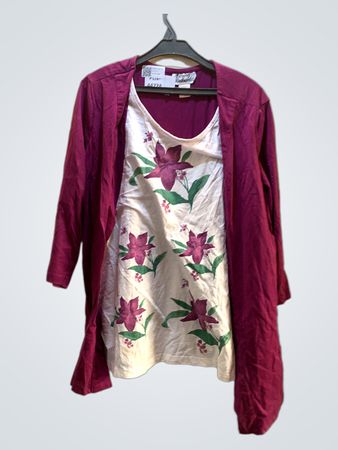 Anthony Richards Purple Blouse