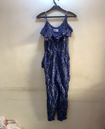 Angie Blue Floral Jumpsuit