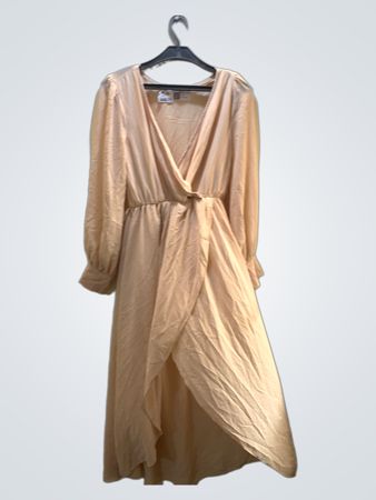 Tan Long Sleeve Dress