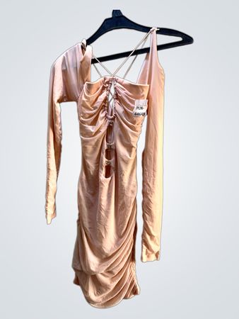 Pink Long-Sleeve Dress