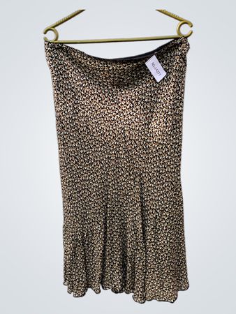Unbranded Floral Pleated Midi Skirt