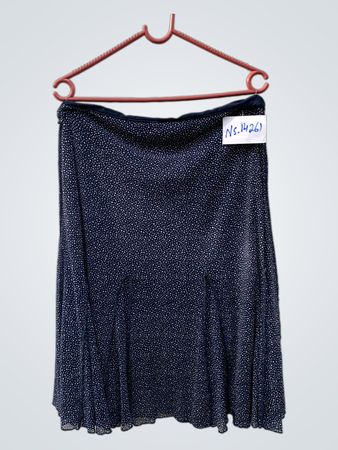 Blue Polka Dot Skirt