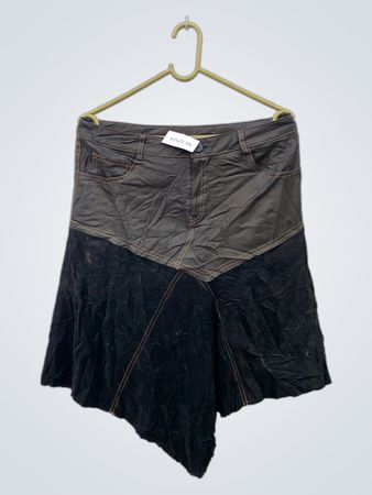 Black and Gray Skirt