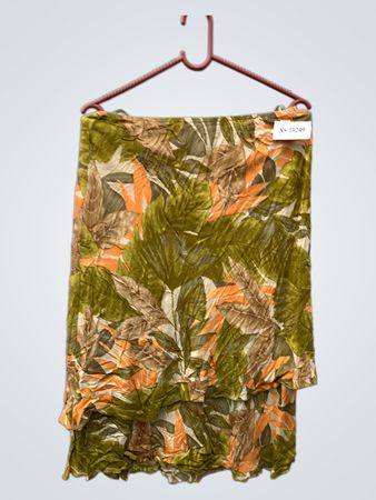 Leaf Patterned Skirt