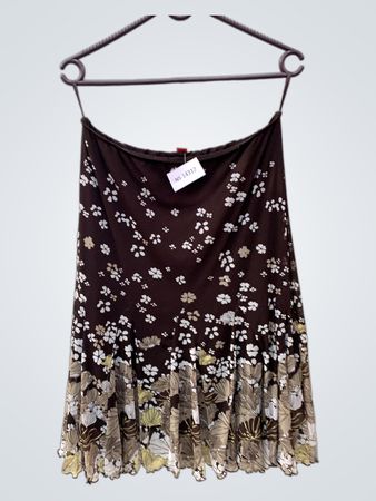 Brown Floral Dress