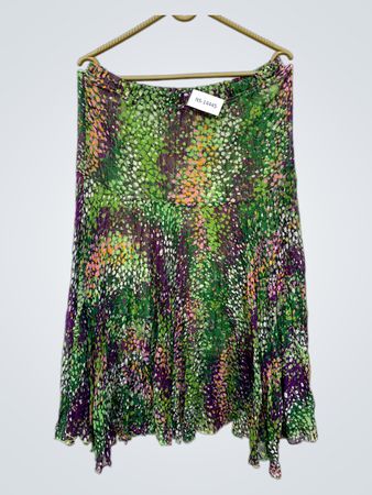 Multicolored Floral Skirt