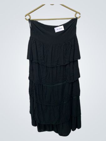 Black Ruffled Dress