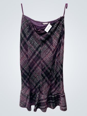Purple Plaid Dress