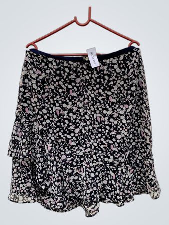 Floral Ruffled Skirt