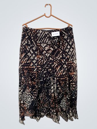 KappAhl Black and Brown Patterned Skirt
