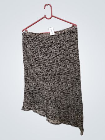 Creazioni di Classe Black and White Floral Skirt