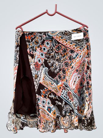 Street One Printed Wrap Skirt