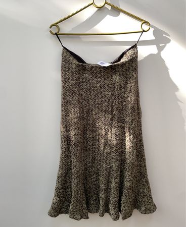 Brown Floral Dress
