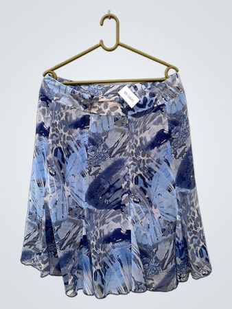 ERFO Blue Abstract Skirt