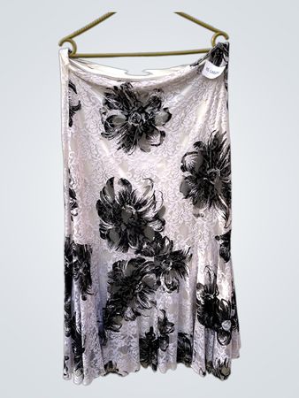 Unbranded Floral Lace Midi Skirt