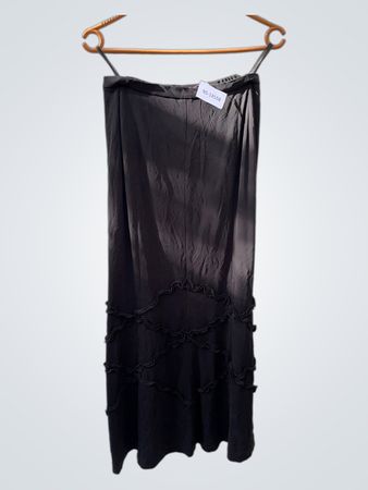 Black Ruffled Dress