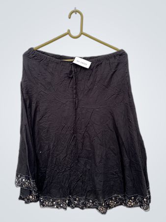 Black Embellished Skirt