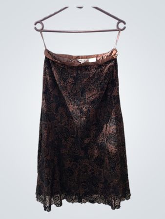 Champs de Mars Brown Lace Skirt