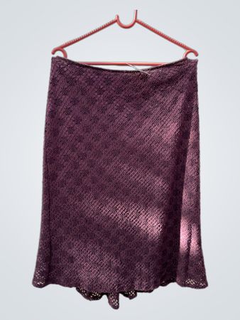 PLURAL Purple Lace Skirt