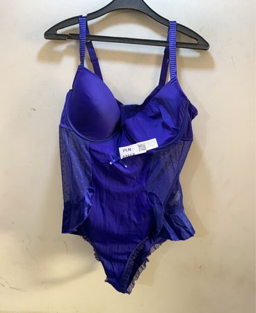 Blue Lingerie Bodysuit