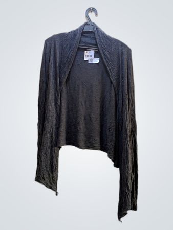 Gray Long-Sleeve Top