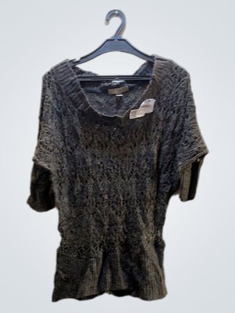 Gray Knit Top
