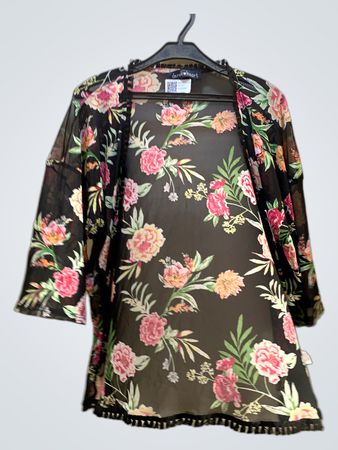 Derek Heart Floral Kimono