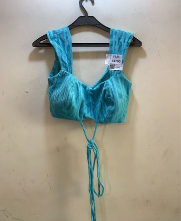 Teal Crochet Top
