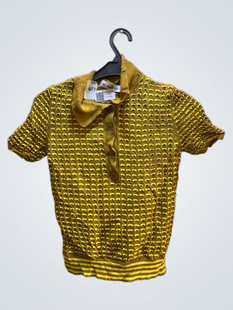 Zara Yellow Knit Top