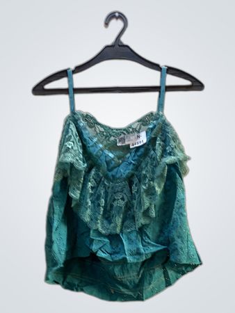 Teal Lace Top