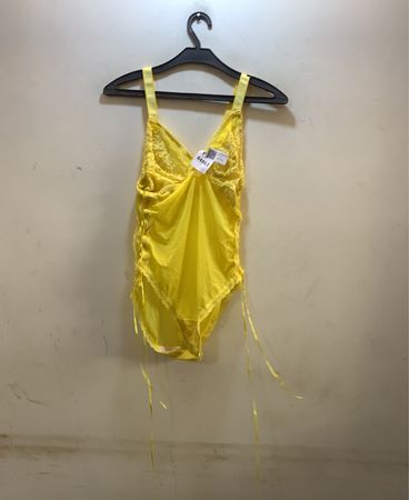 Yellow Lace Bodysuit