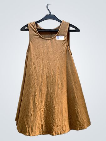 Brown Sleeveless Dress