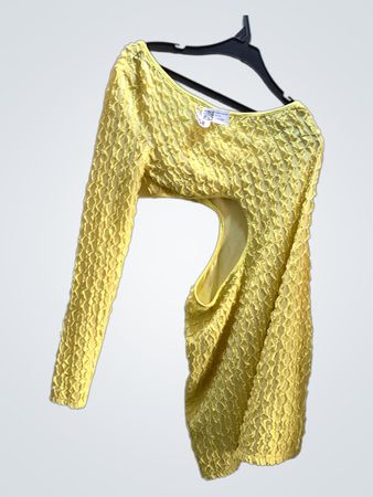 Yellow Ruffled Top