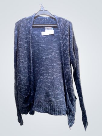 Sweet & Sinful Blue Knit Sweater