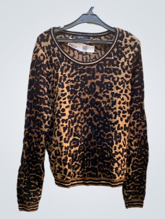 Claudia Strater Leopard Print Sweater
