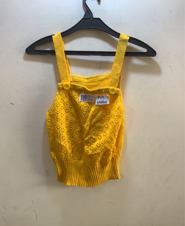 Yellow Knit Top