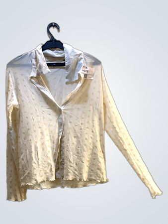 White Polka Dot Blouse