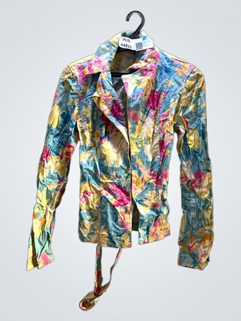 Floral Tie-Side Jacket