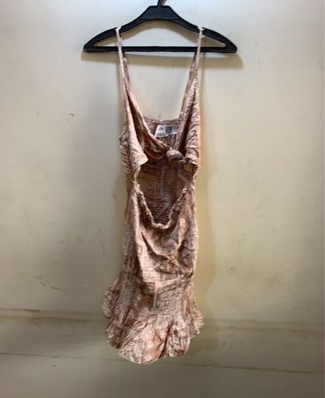 Pink Floral Pattern Dress