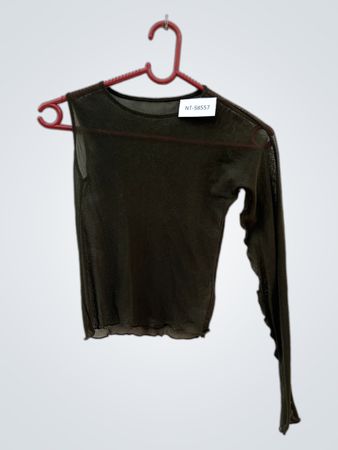 Unbranded Sheer Mesh Long Sleeve Top