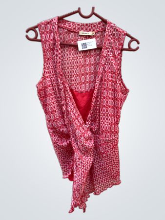 sandwich Red Floral Vest