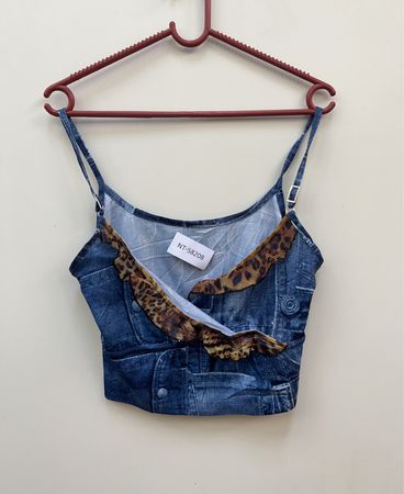 Denim Crop Top
