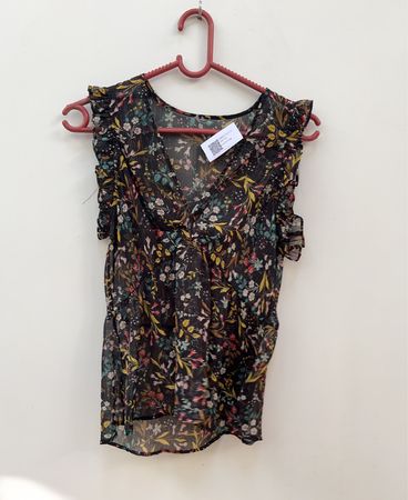 Bluse mit Blumenmuster