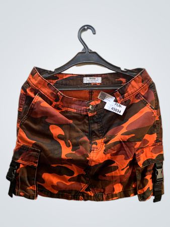 Bershka Orange Camouflage Rock