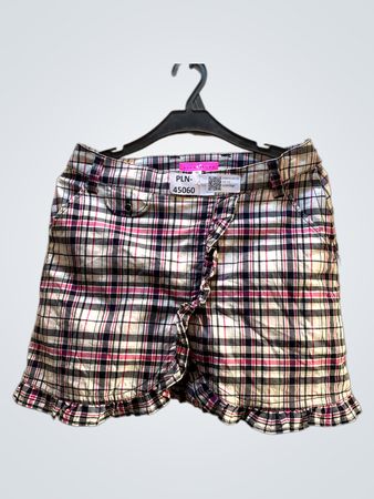 VIVA HEART Plaid Ruffle Skirt
