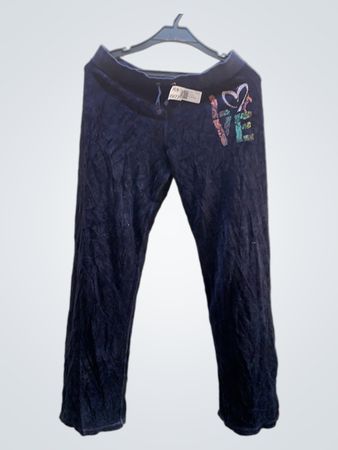 Blue Velvet Pants