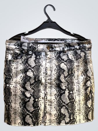 Tinseltown Snakeskin Skirt