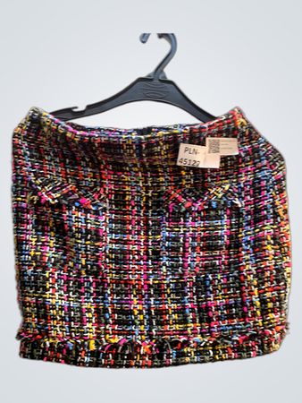 Bunter Tweed-Crop-Top